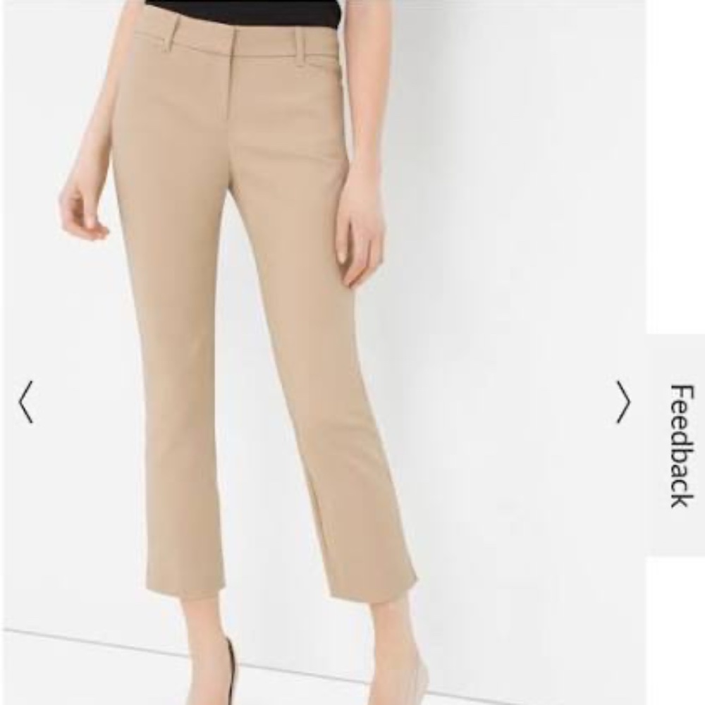 👖WHBM Perfect Form Straight Crop Pants👖
